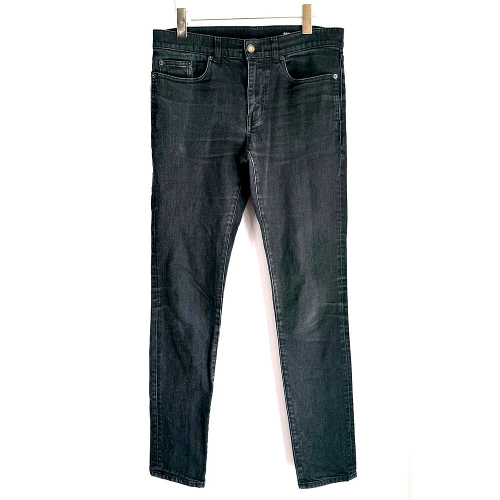 SAINT LAURENT PARIS Skinny Denim Jeans 2018 Men D02 SK LW Black Size 32 Italy